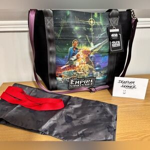 NWT Harvey’s Empire Strikes Back 40th Poster Tote + Star Wars Shopper Tote